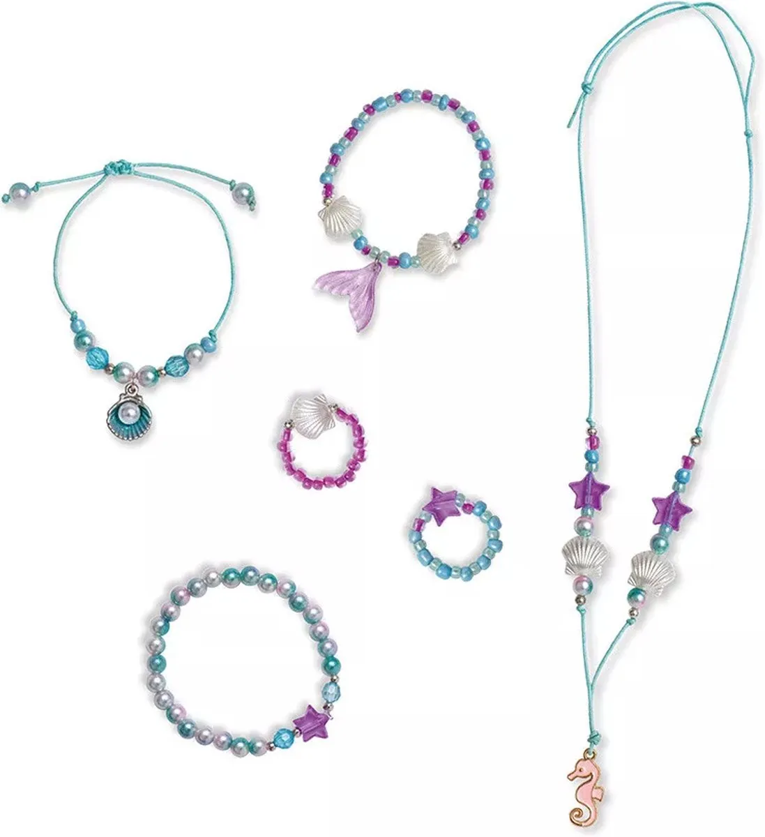 Janod Magic Ocean Juwelen Set - 6 Stuks - Multicolor - afbeelding 3 van 6