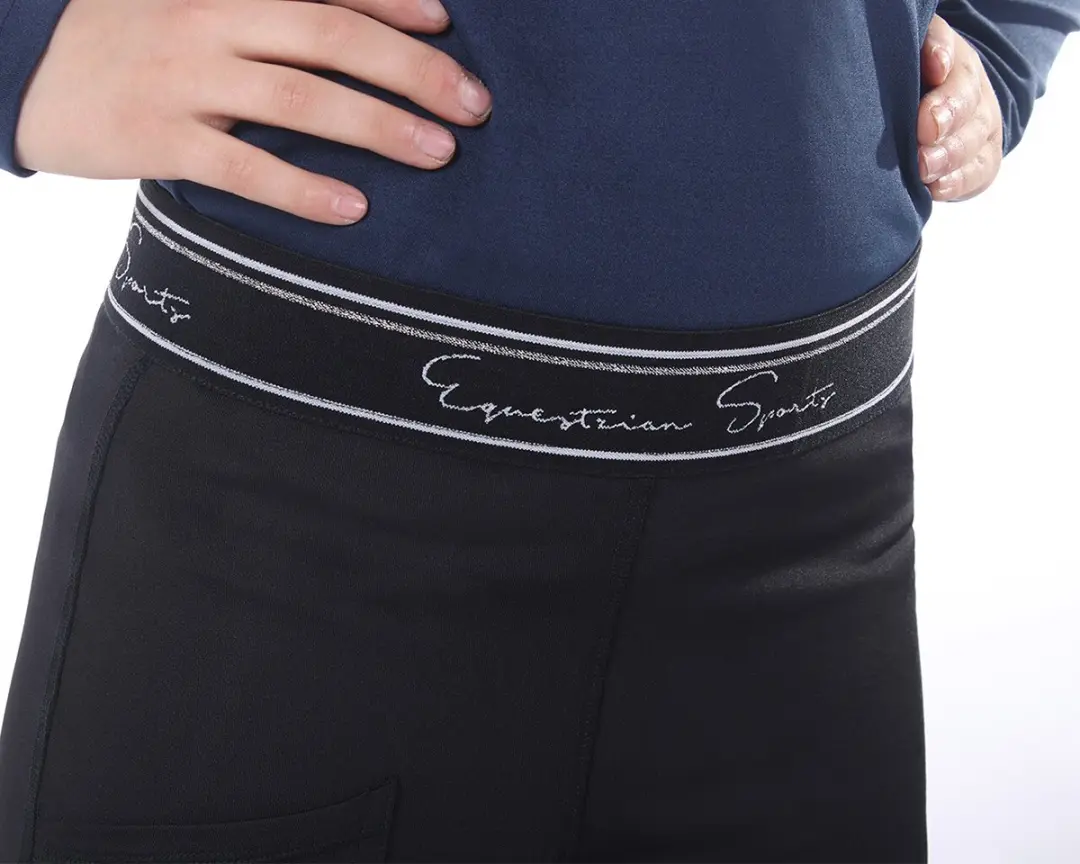 QHP Rijlegging Eden Full Grip Kids 176 - Zwart