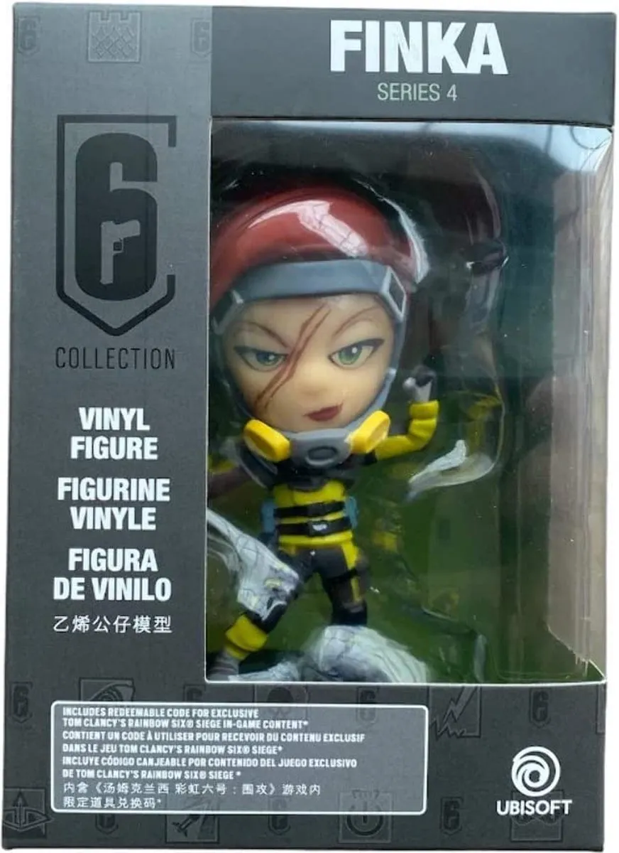 Ubisoft Six Collection Finka Chibi Figurine 300110643 - Geel/Zwart