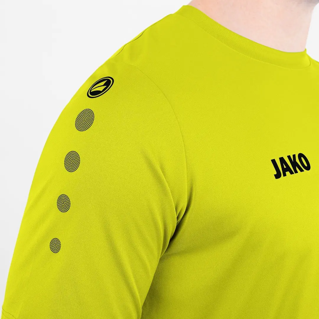 JAKO Team SS T-shirt Heren - XL - Limegroen