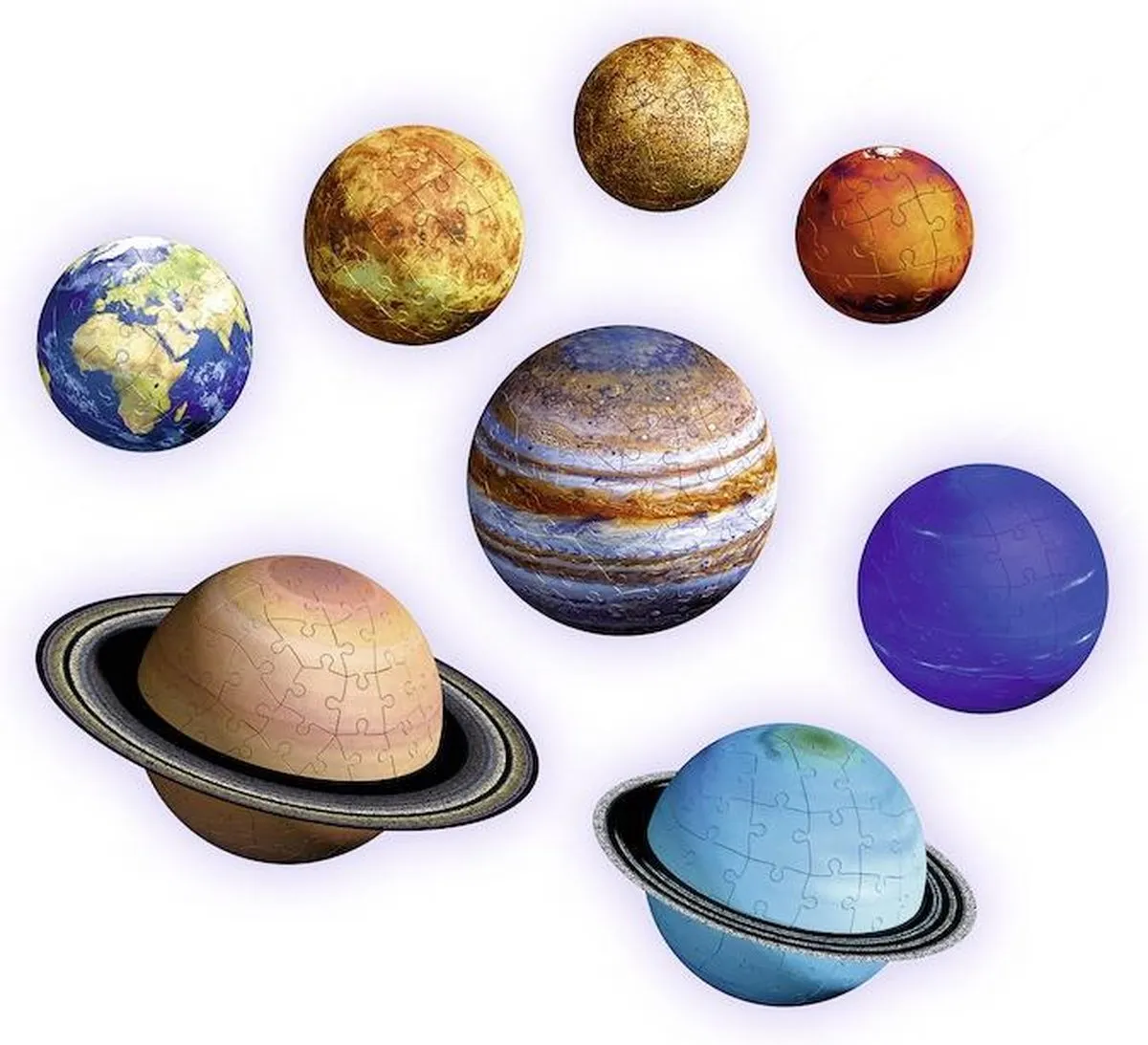 Ravensburger 3D Zonnestelsel Puzzel 116683 - Multicolor - afbeelding 6 van 6