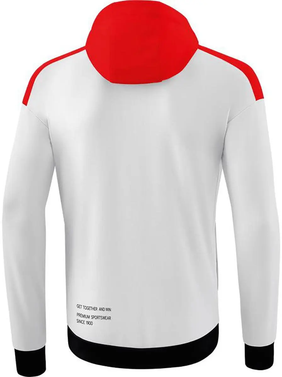 Erima Change Trainingsjack Kinderen 152 - Zwart/Rood/Wit