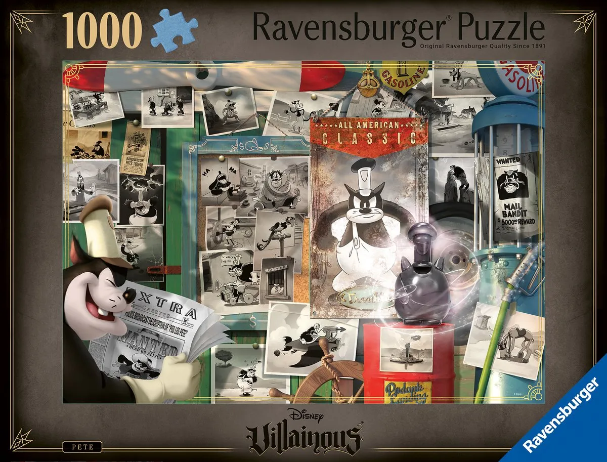 Ravensburger Disney Villainous Pete Legpuzzel 1000 Stuks - 12000394