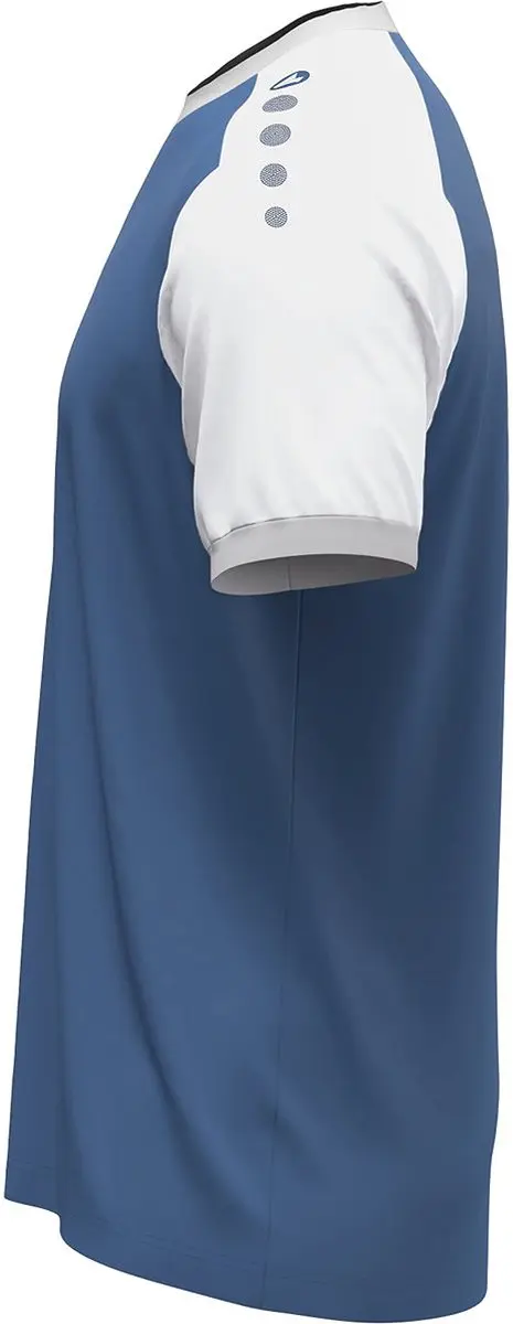 JAKO Dynamic Shirt Korte Mouw Kinderen 128 - Marine/Wit/Lichtgrijs
