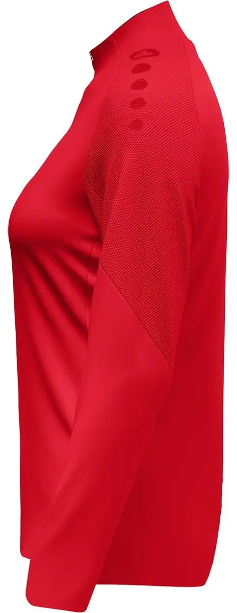 Jako Light Flow Ziptop Dames - Rood S