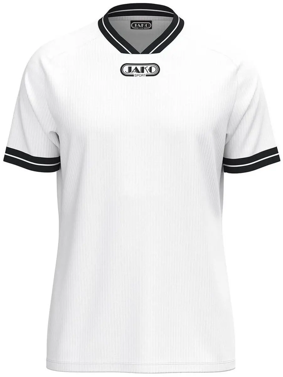 JAKO Retro Shirt Korte Mouw Kinderen 164 - Wit - afbeelding 6 van 6