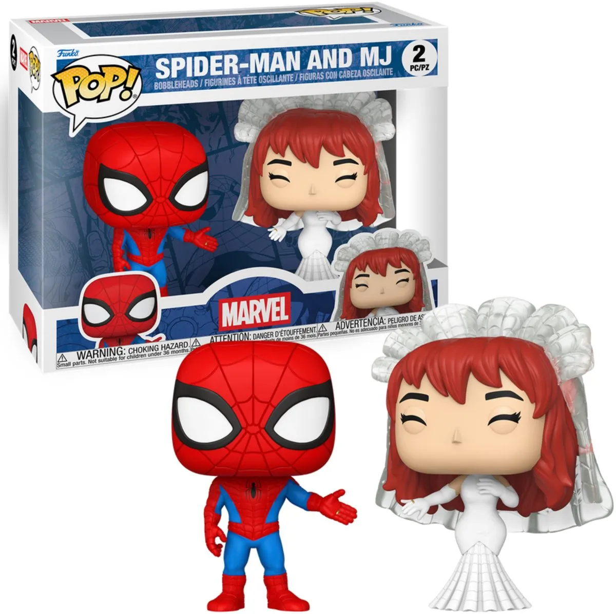 Funko Spider-Man & MJ Pop! Figuren - Set van 2