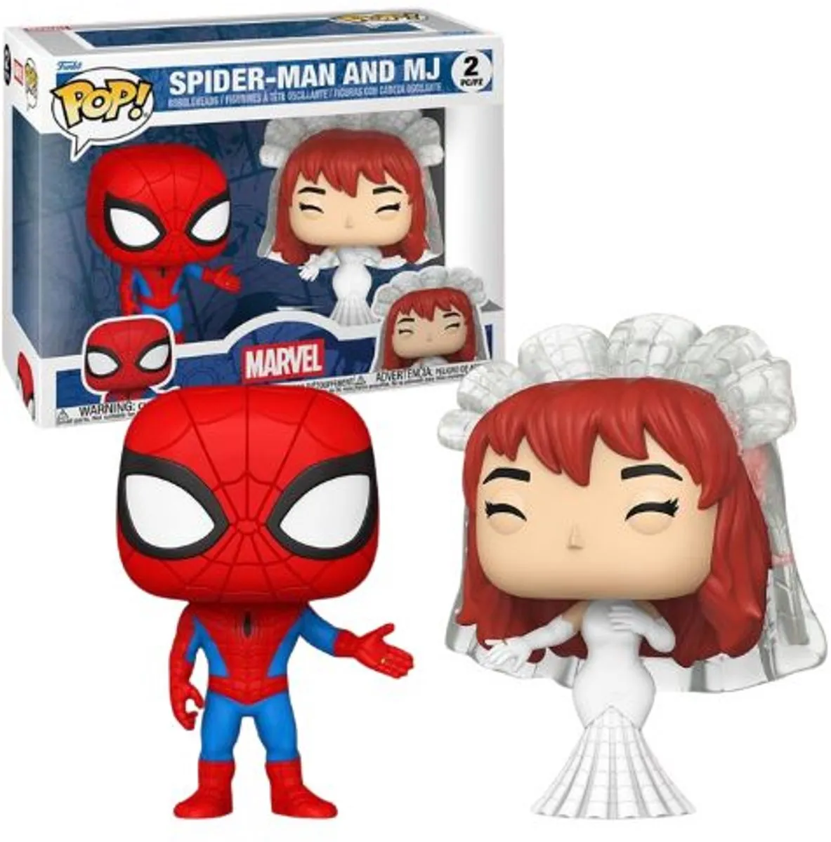 Funko Spider-Man & MJ Pop! Figuren - Set van 2