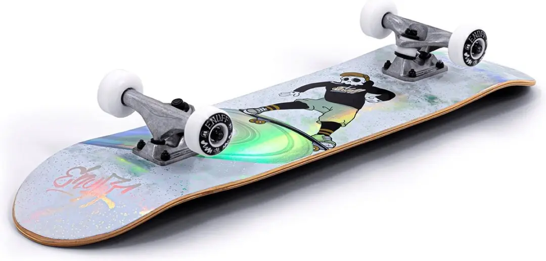 Enuff Skateboard Skully Hologram Wit - afbeelding 5 van 6