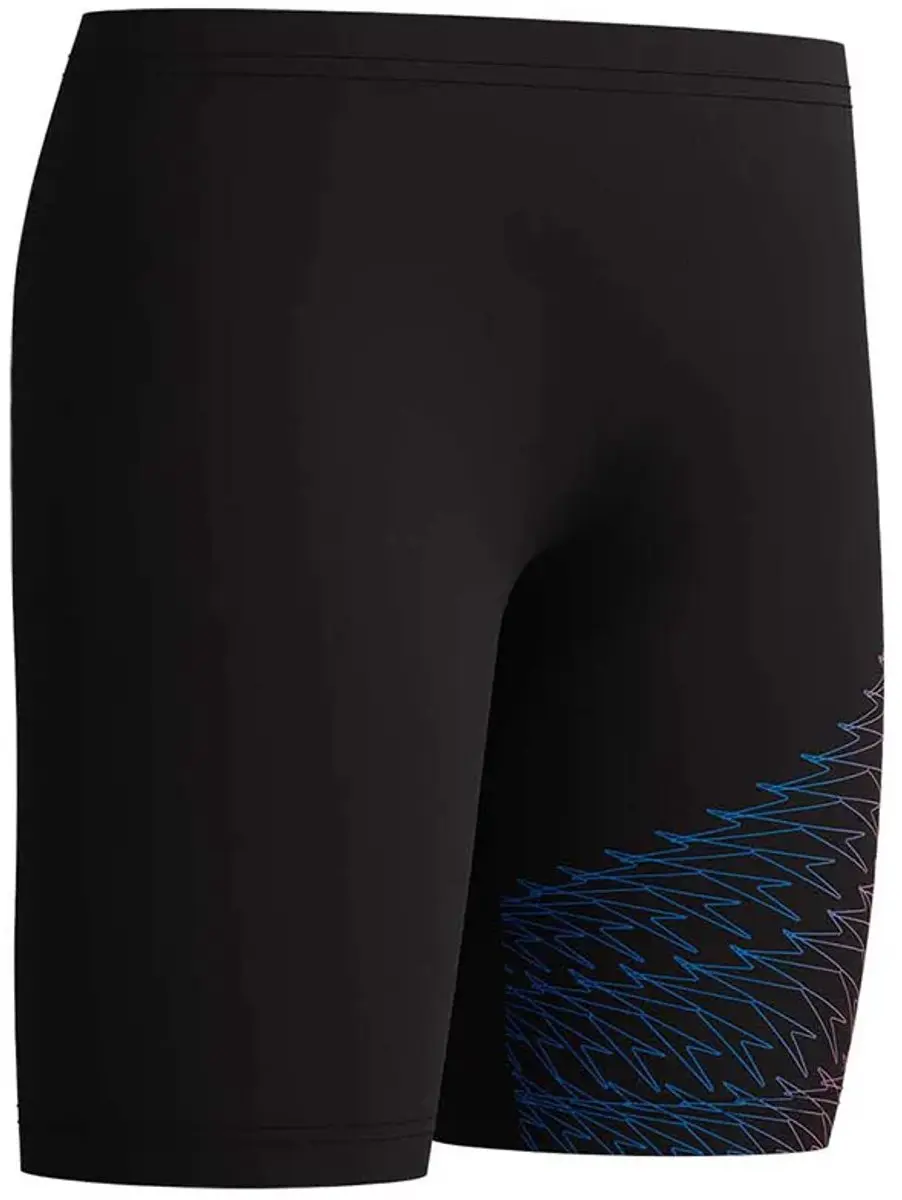 Speedo Medley Logo Jammer 5-6 jaar - Zwart/Néon