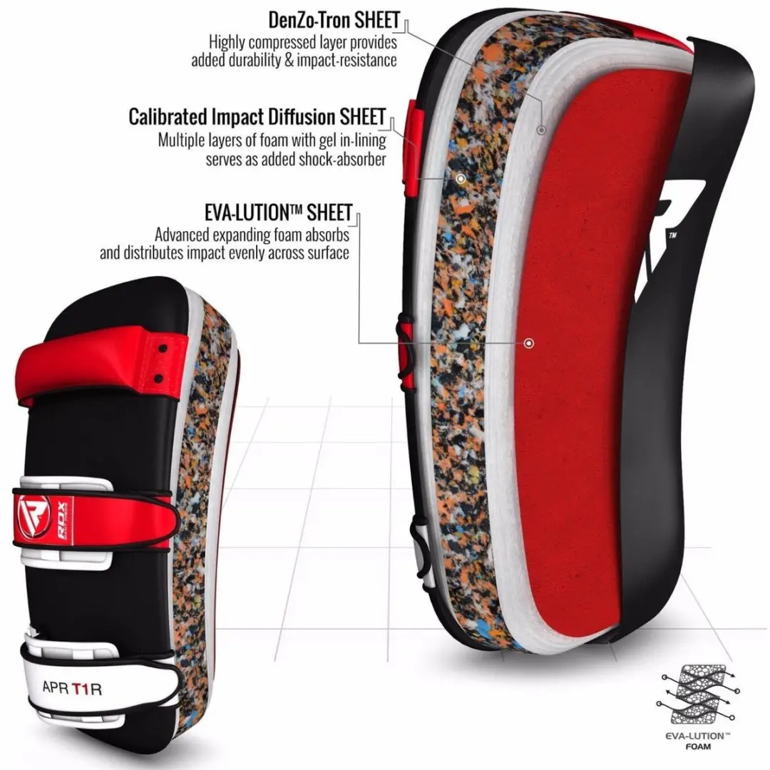 RDX APR-T1 Stootkussen - Thai Kick Pad Wit