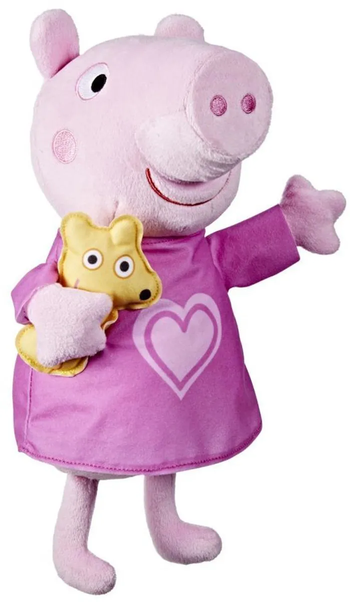 Hasbro Peppa Pig Knuffel Bedtijd Lullabies 35cm