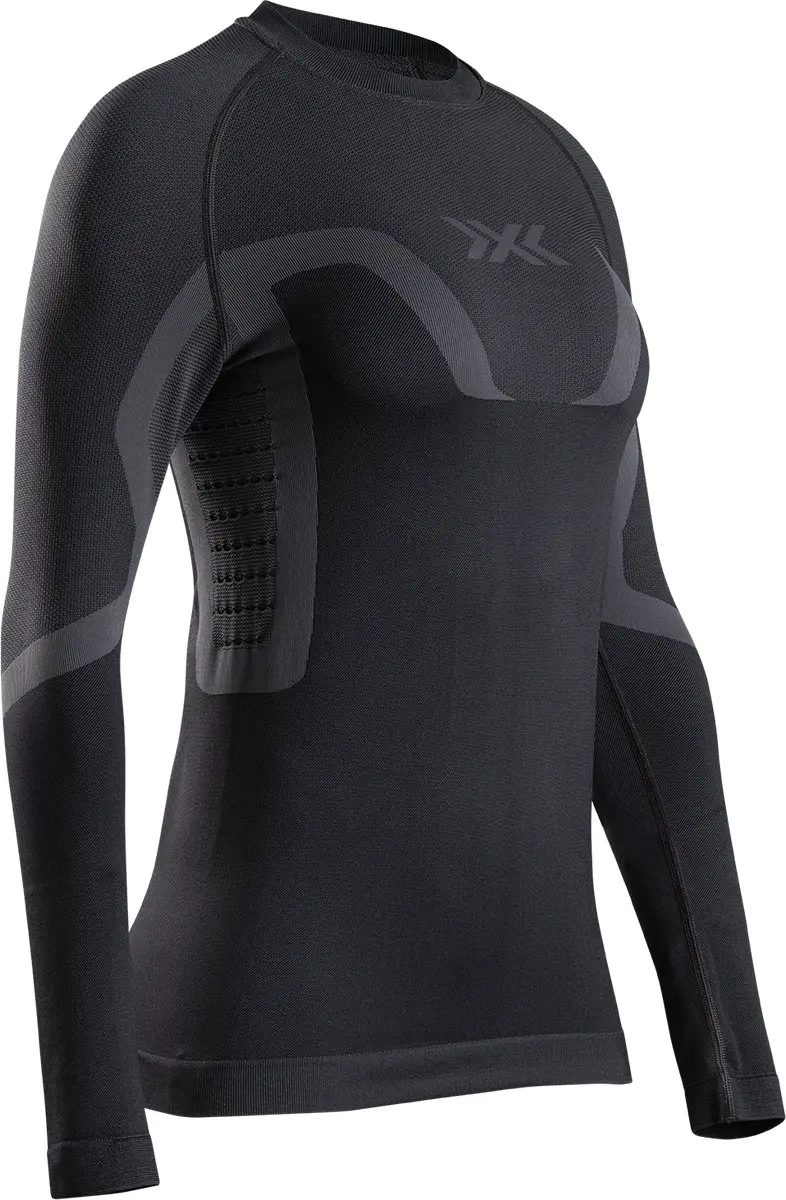 X-Bionic X-Ential Baselayer Lange Mouwen Dames Antraciet XS