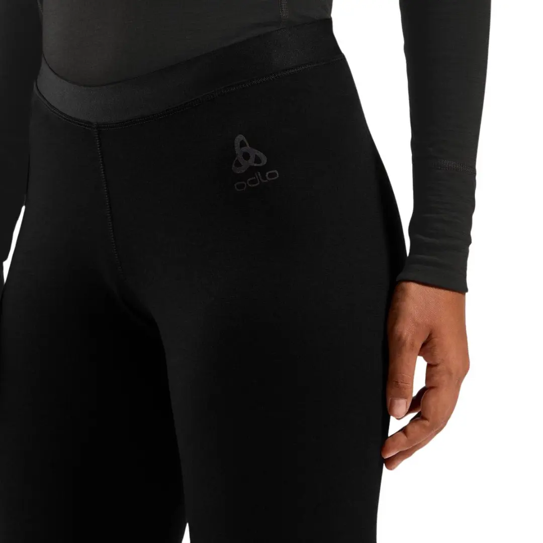 ODLO Natural Merino 160 Lange Broek Dames - Maat L - Zwart