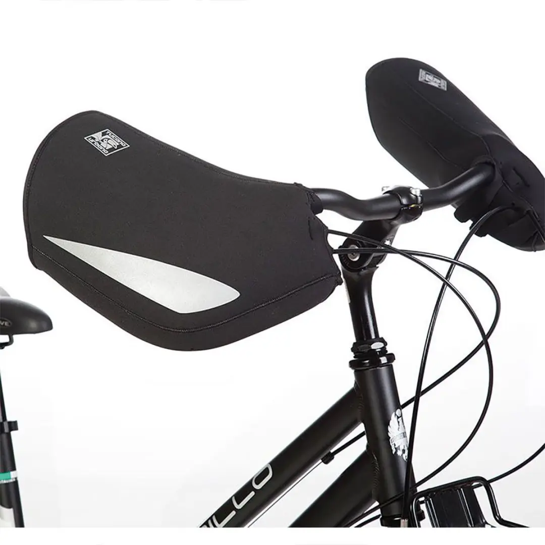 Tucano Urbano City Fietsmof - Neopreen - Zwart - 2 Stuks - afbeelding 2 van 4