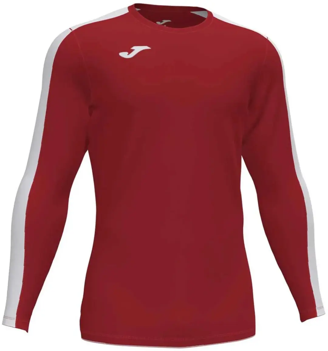 Joma Academy III Voetbalshirt Lange Mouw Kinderen 164 - Rood/Wit