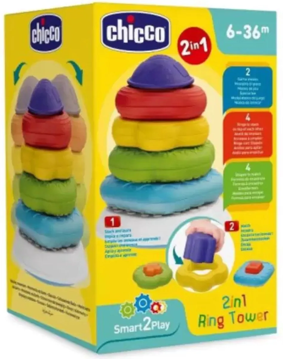 Chicco 2-in-1 Ring Toren - Multicolor