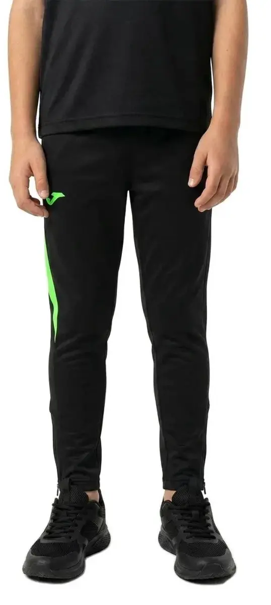 Joma Championship VII Trainingsbroek - 146 cm - Zwart/Fluo Groen