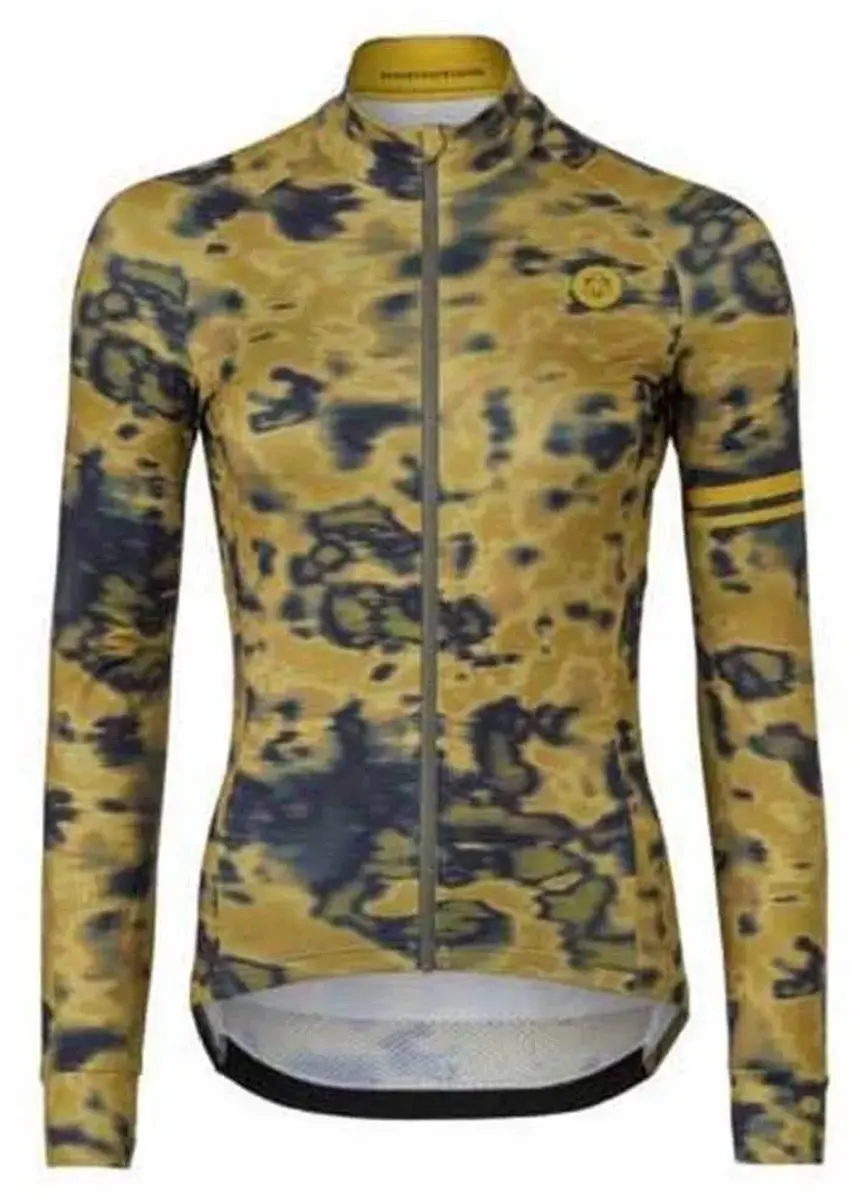 AGU Blurry Photo Fietsshirt Lange Mouwen - Groen M