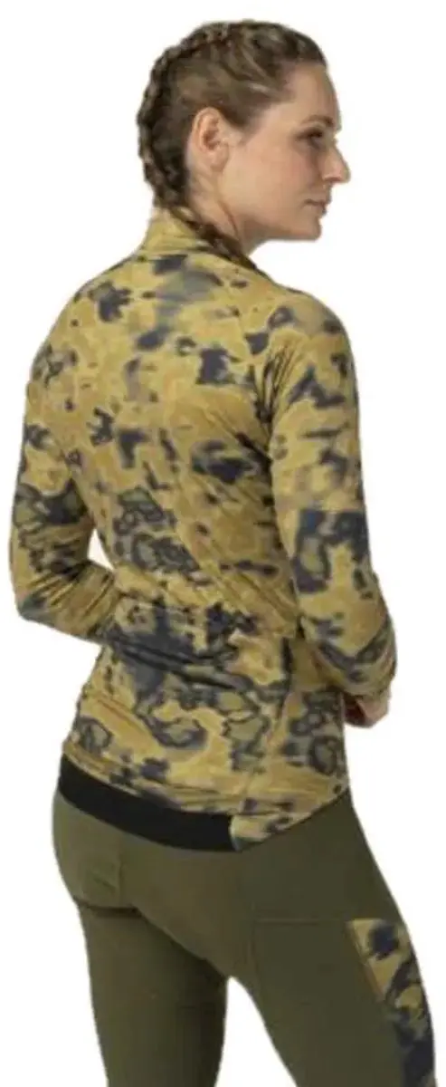 AGU Blurry Photo Fietsshirt Lange Mouwen - Groen M
