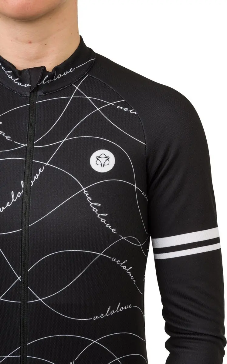 AGU Velo Wave Fietsshirt Lange Mouwen - Zwart XS - afbeelding 6 van 6