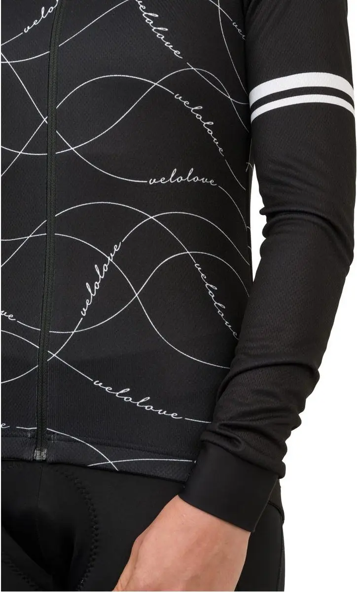 AGU Velo Wave Fietsshirt Lange Mouwen - Zwart XS