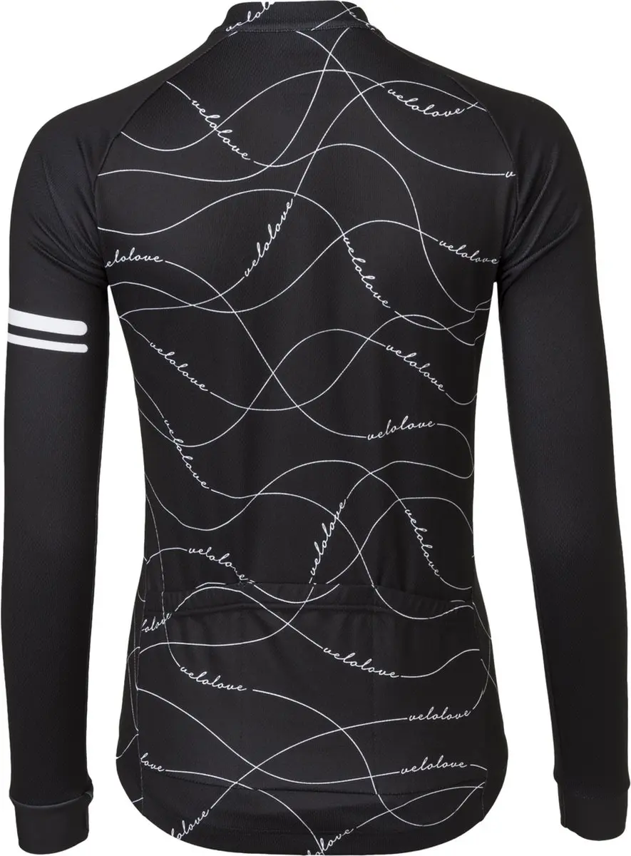 AGU Velo Wave Fietsshirt Lange Mouwen - Zwart XS