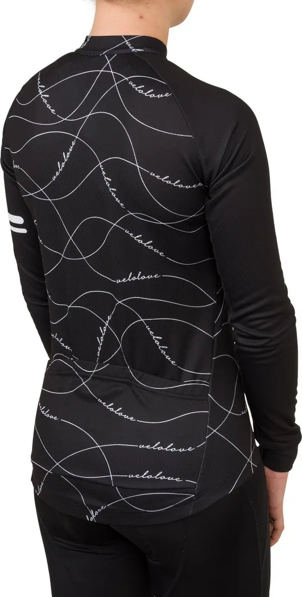 AGU Velo Wave Fietsshirt Lange Mouwen - Zwart XS