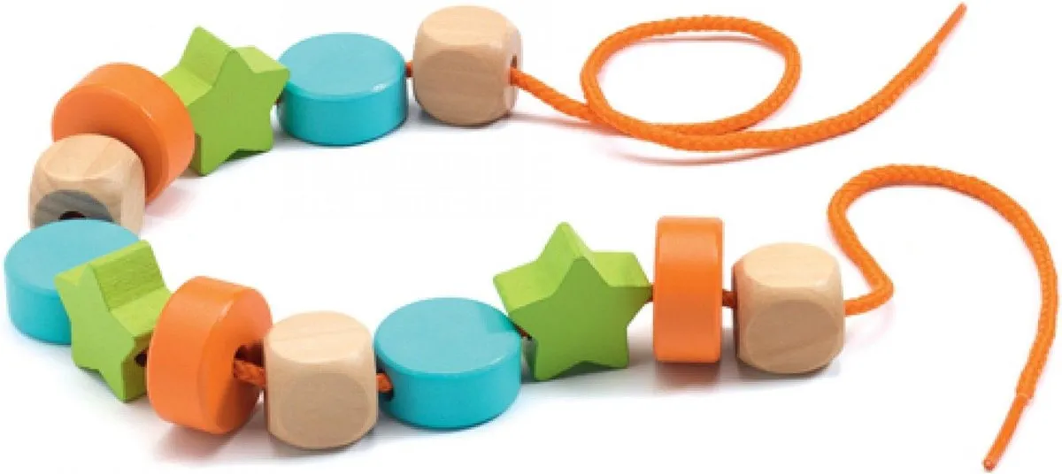 Djeco Filacolor Rijgkralen Multicolor - 26 Stuks - afbeelding 3 van 6