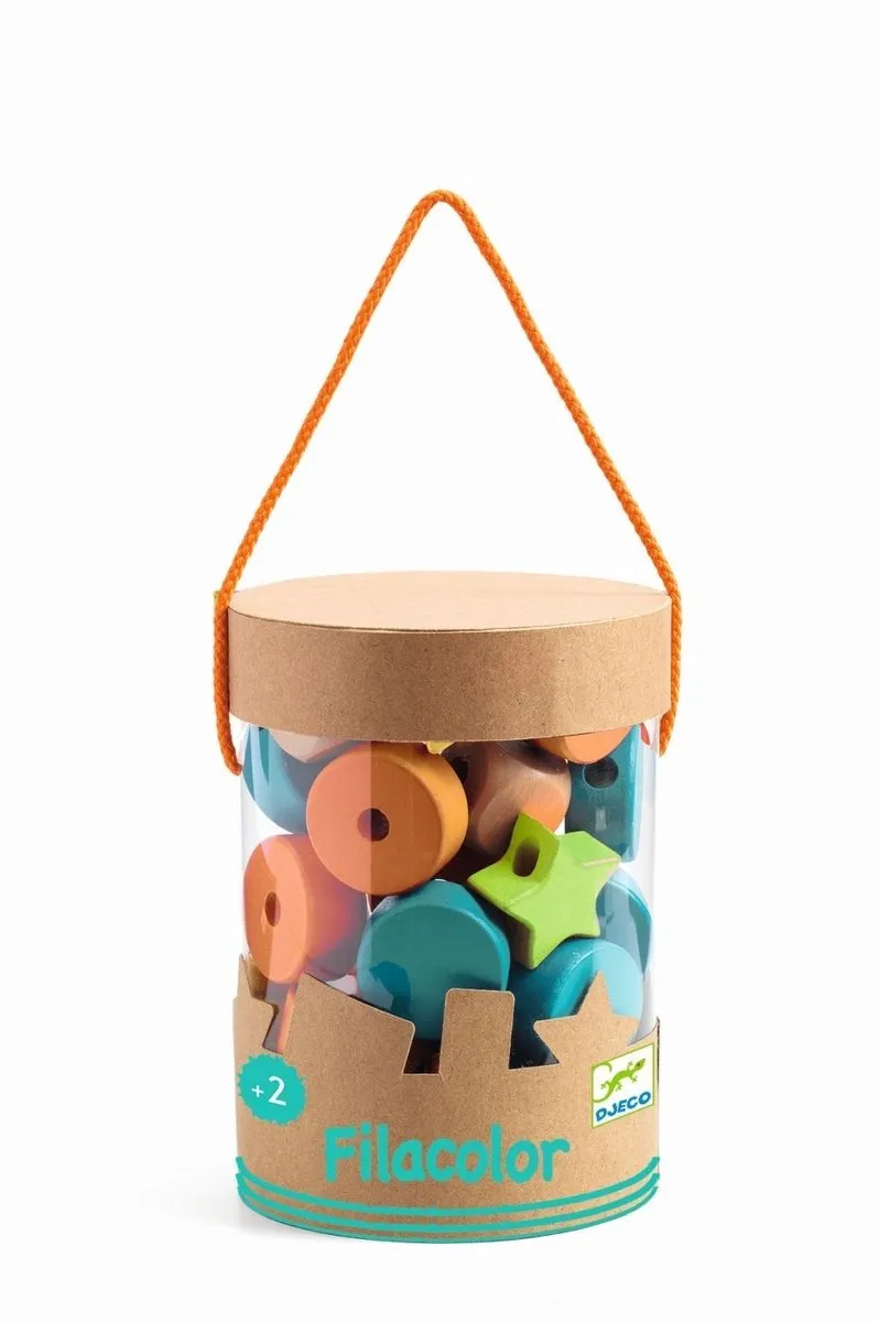 Djeco Filacolor Rijgkralen Multicolor - 26 Stuks - afbeelding 5 van 6