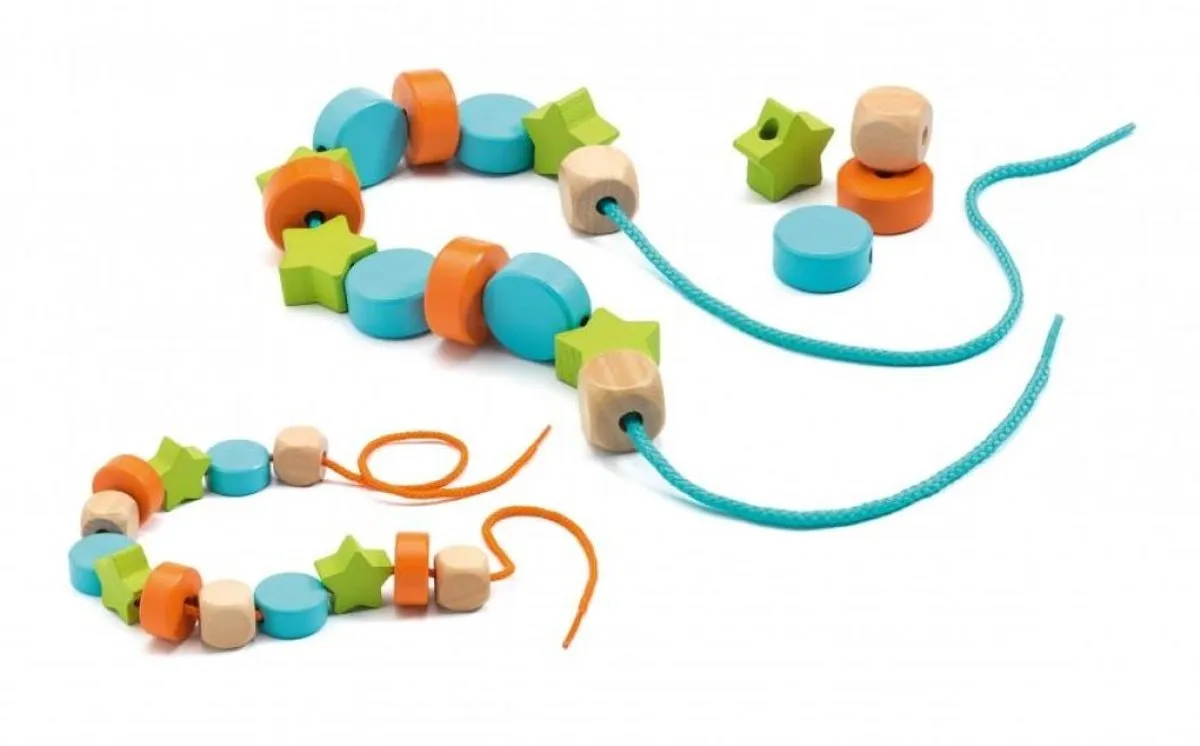 Djeco Filacolor Rijgkralen Multicolor - 26 Stuks - afbeelding 4 van 6