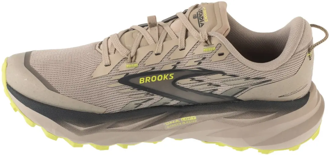 Brooks Cascadia 19 Hardloopschoenen - Maat 40 - Beige - afbeelding 2 van 5