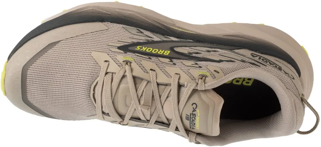 Brooks Cascadia 19 Hardloopschoenen - Maat 40 - Beige - afbeelding 3 van 5