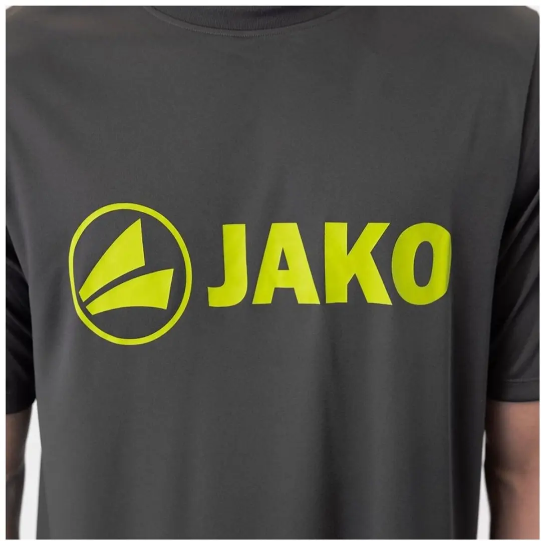 JAKO Promo Functioneel T-Shirt Heren - Lime/Anthracite 3XL