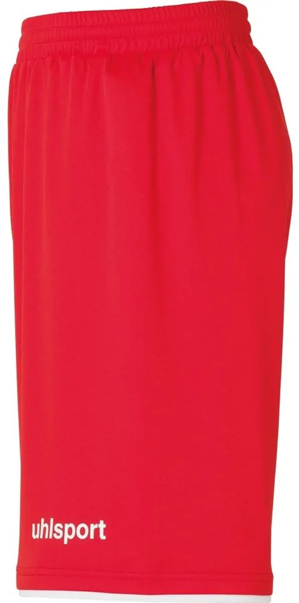 Uhlsport Club Short Kinderen 164 - Rood/Wit