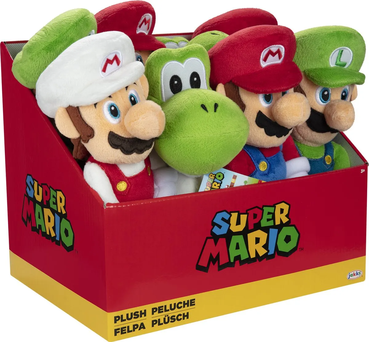 Nintendo Super Mario Knuffel 20cm - Multicolor - afbeelding 6 van 6