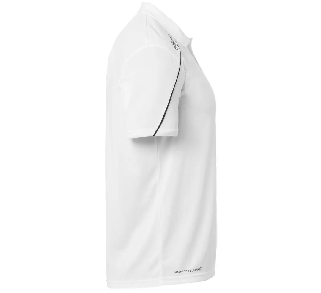 Uhlsport Stream 22 Heren Polo - S - Wit/Zwart