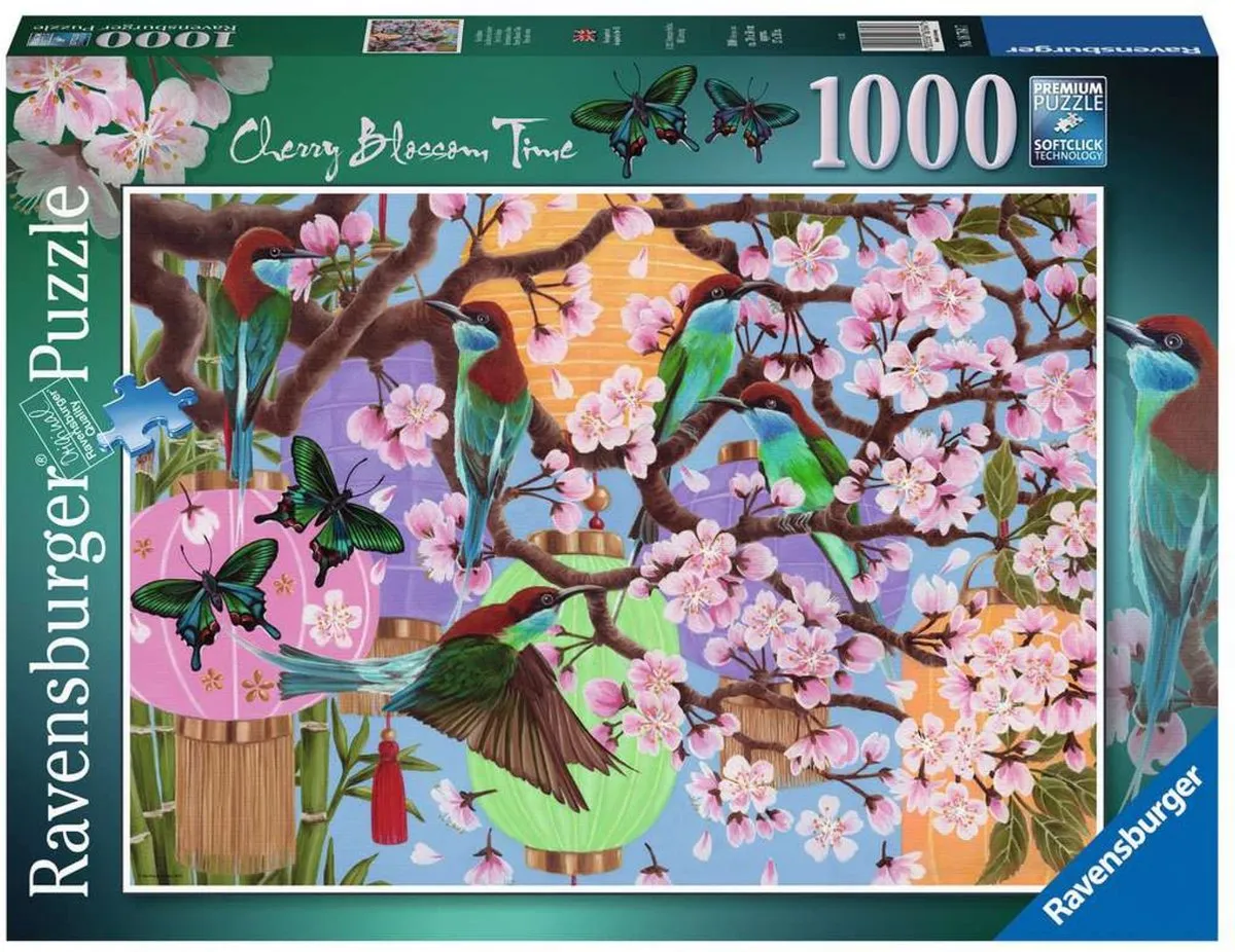 Ravensburger Kersenboom in bloei Legpuzzel 1000 Stuks - Multicolor
