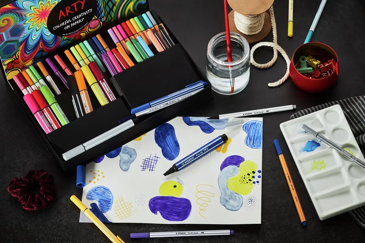 STABILO Arty Set Pen 68 - 55 Stuks - Multicolor