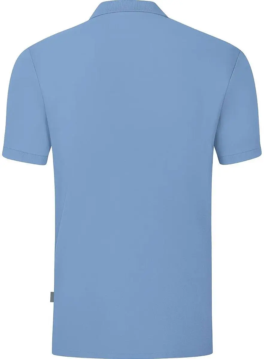 JAKO Organic Polo Heren - IJsblauw XL