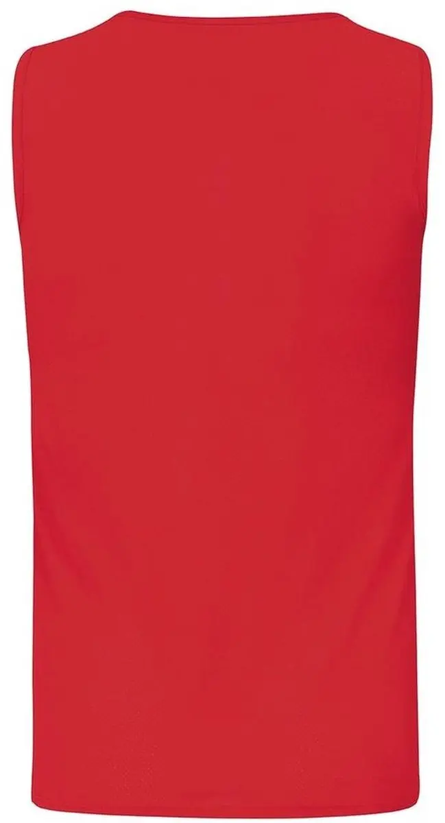 JAKO Challenge Tanktop Kinderen 164 - Rood/Zwart