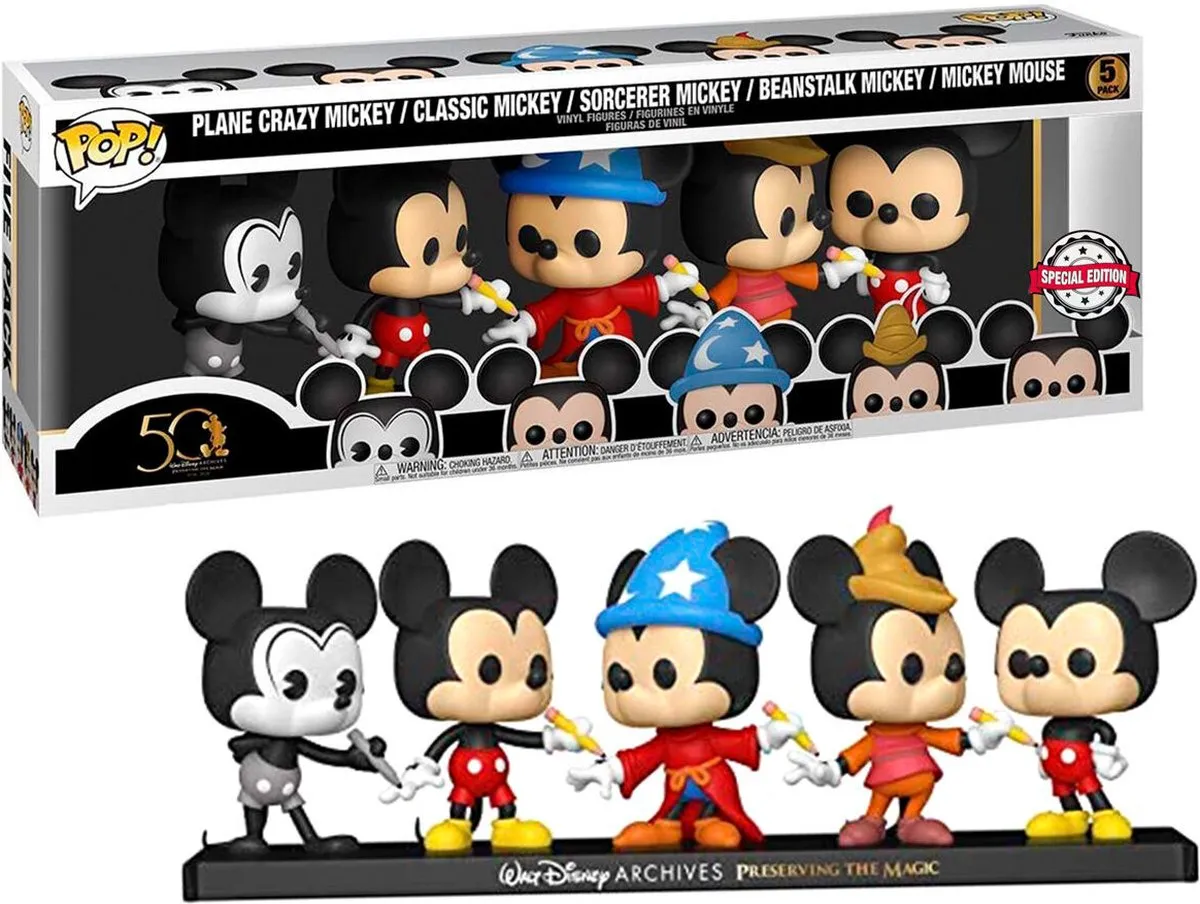 Funko Pop! Disney Mickey Mouse 5 Pack - Multi - afbeelding 2 van 2
