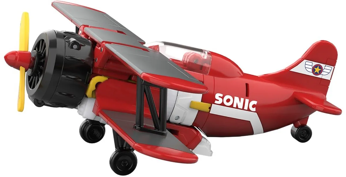 Hasbro Sonic & Transformers Wingtail & Blue Booster - 13cm - Multi - afbeelding 6 van 6