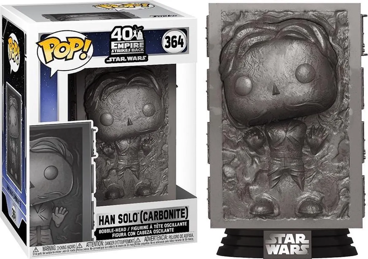Funko Pop Star Wars Han Solo in Carbonite #364 - Multi