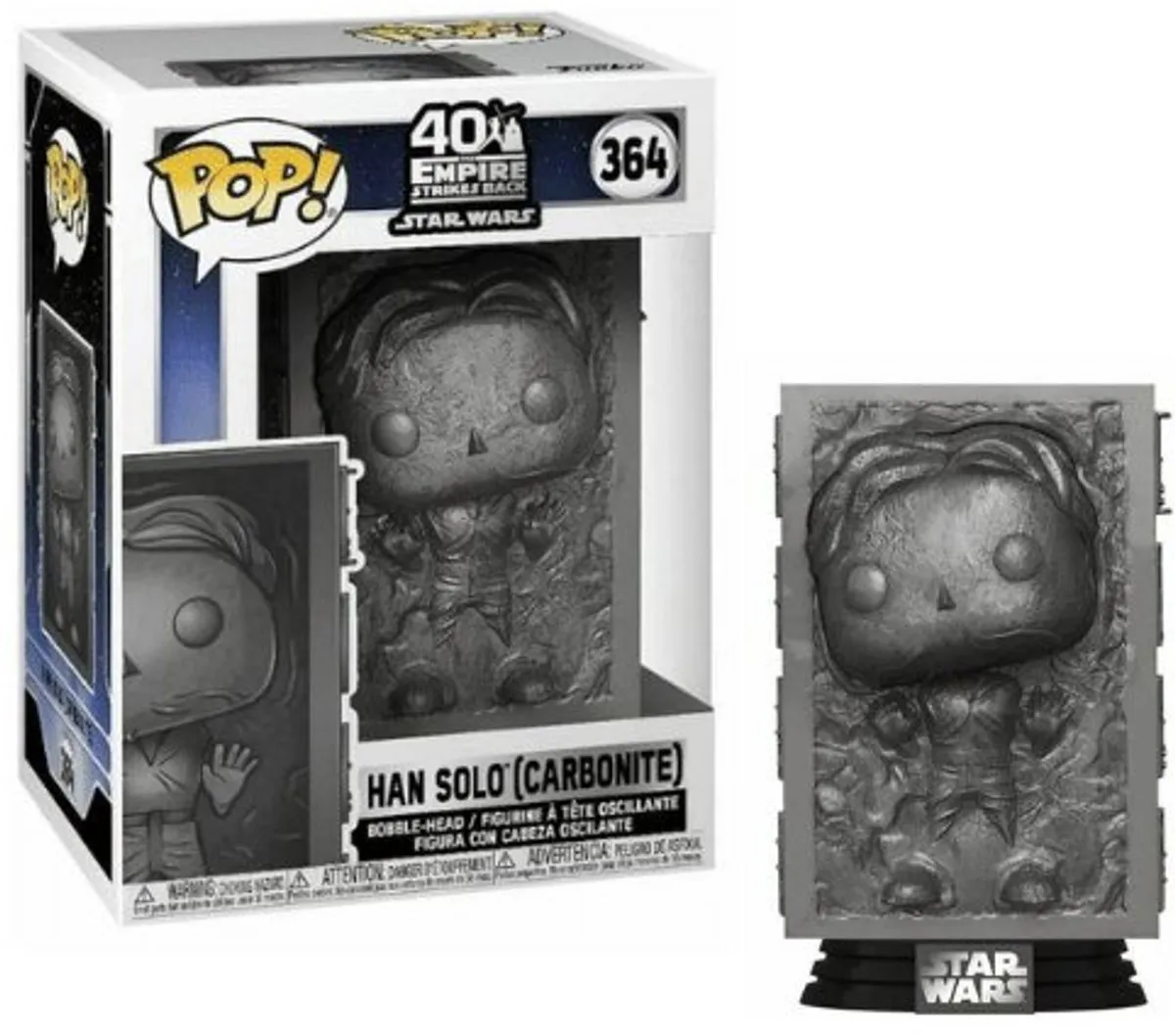 Funko Pop Star Wars Han Solo in Carbonite #364 - Multi