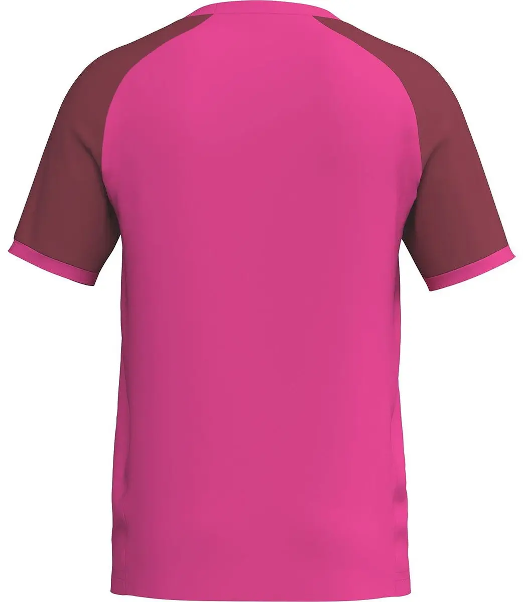 Erima Wings Shirt Heren - Pink Glo/Bordeaux XL