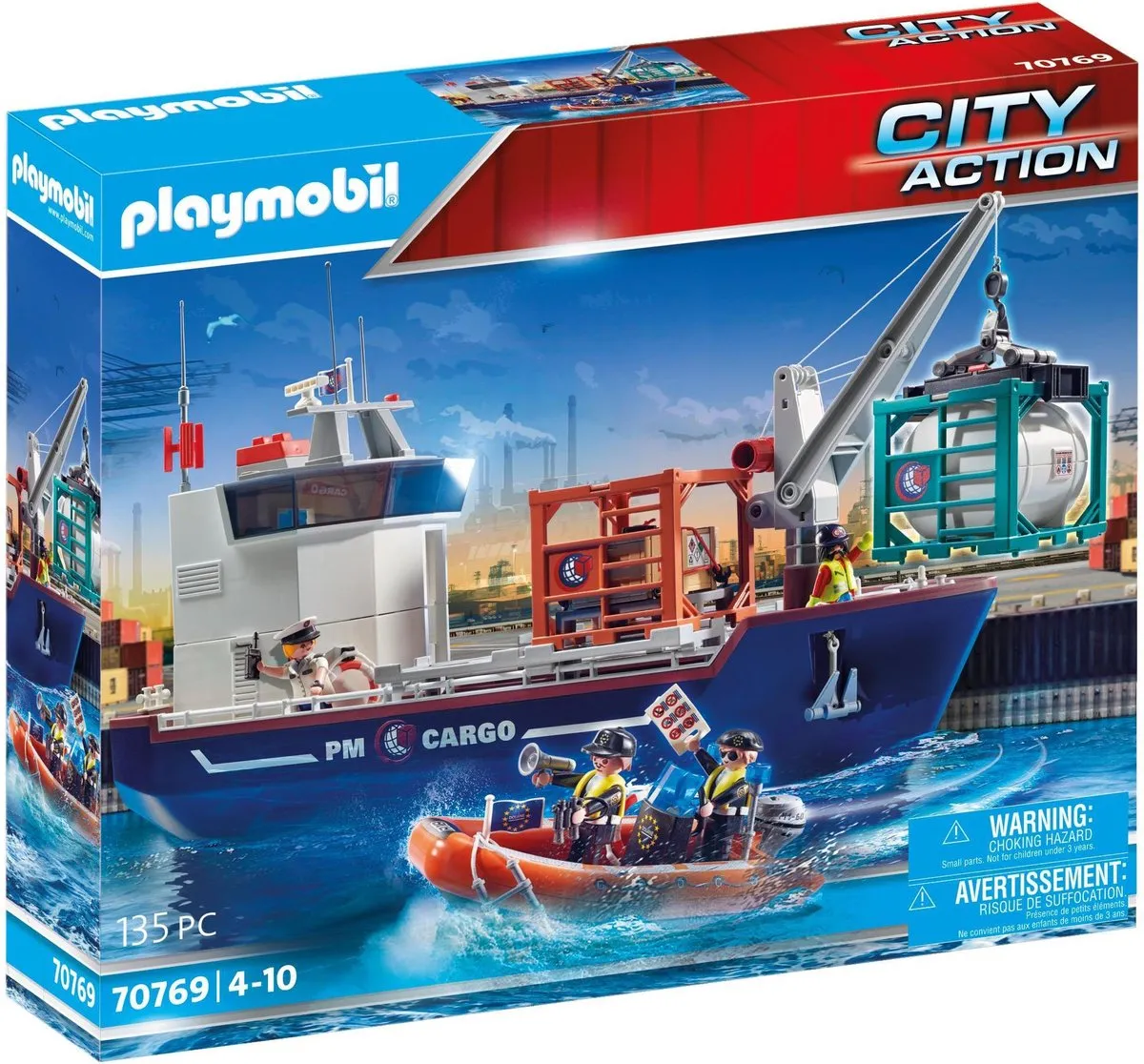 Playmobil City Action Cargo Groot Containerschip 70769
