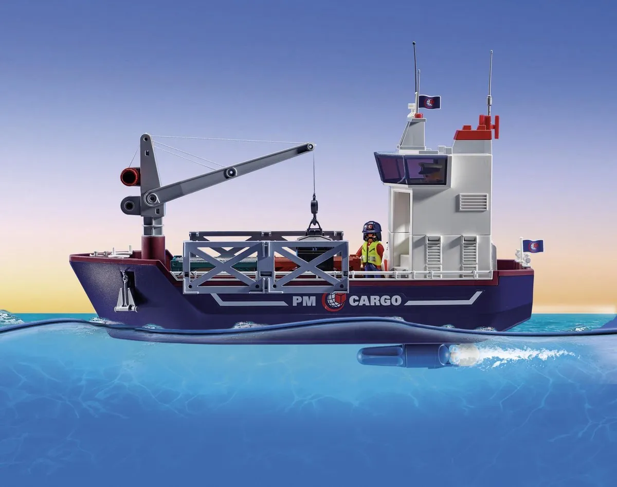 Playmobil City Action Cargo Groot Containerschip 70769 - Multicolor - afbeelding 4 van 6