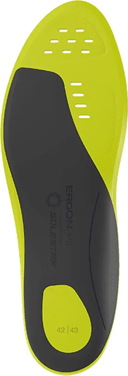 Ergon IP3 Inlegzool - 36.5/38.5 - Zwart/Geel