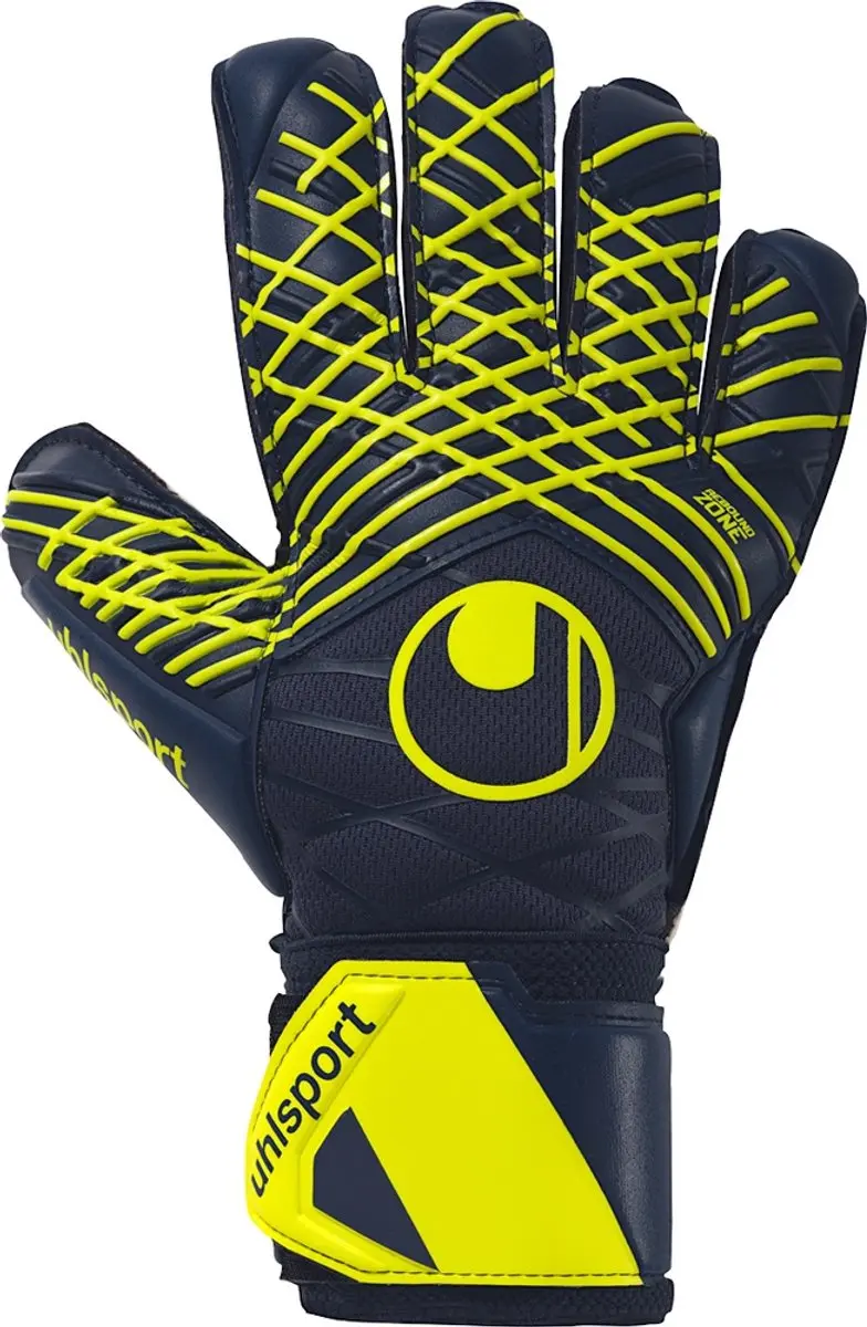 Uhlsport Prediction Supersoft Keepershandschoenen 9 - Marine/Wit/Fluogeel